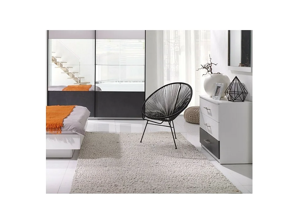 Kommode RENATO in Weiß – 3 Schubladen