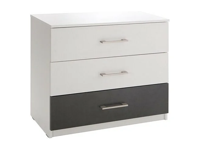 Commode RENATO in witte kleur - 3 laden