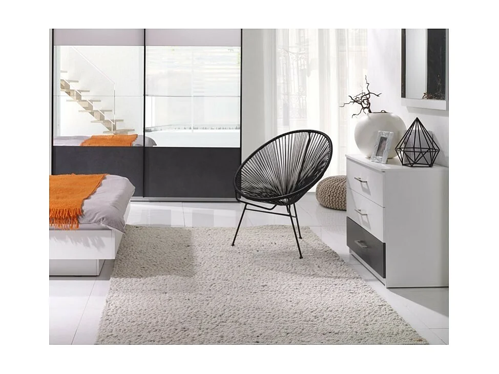 Commode RENATO in witte kleur - 3 laden