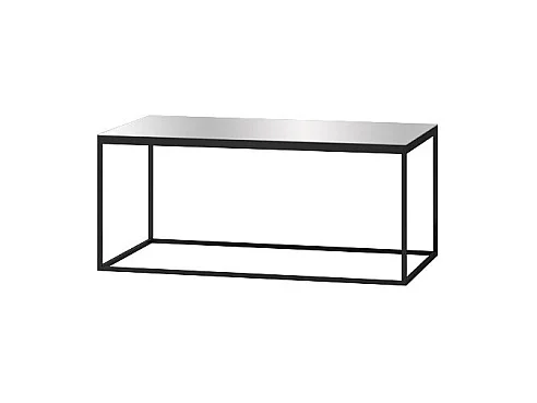 Tavolino da salotto design collezione ZANTE. Colore nero e grigio lucido.