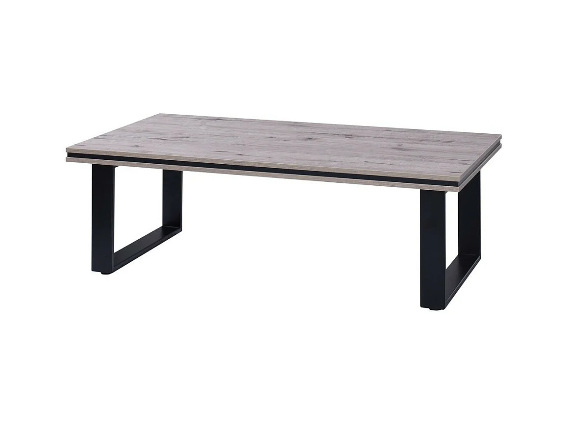 Salontafel MALAGA - Kleur Wellington eik - 135 x 70 x 45 cm