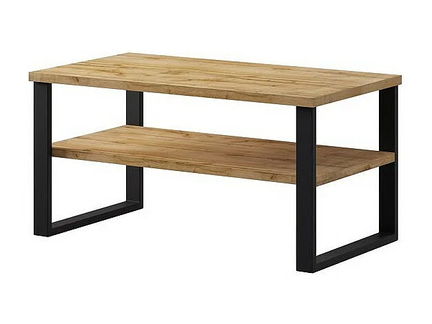 Table basse MILO – Chêne clair – 110x60 cm – Design moderne