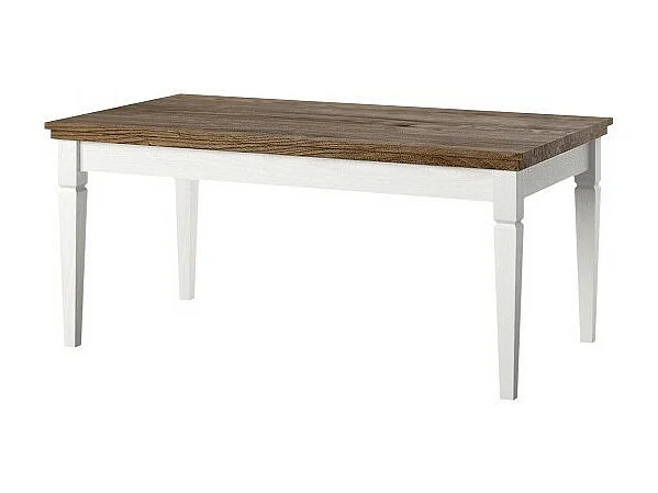 Table basse ASSIA – Frêne blanchi et chêne – Style classique chic
