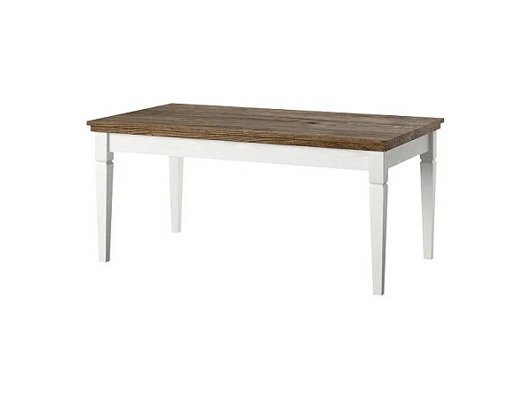 Table basse ASSIA – Frêne blanchi et chêne – Style classique chic