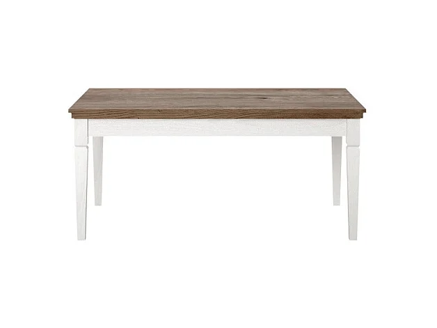 Table basse ASSIA – Frêne blanchi et chêne – Style classique chic