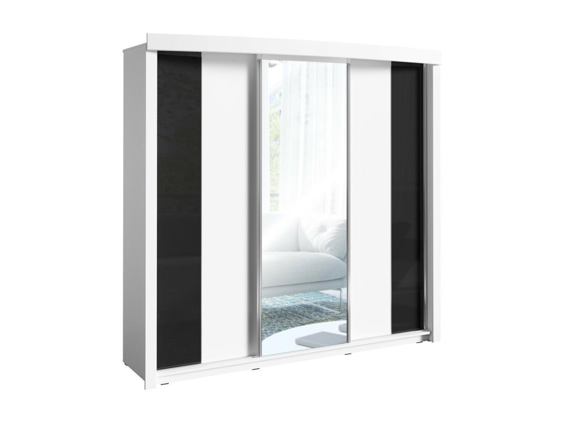 vente unique Armoire trois portes coulissantes DUBLIN – Design moderne