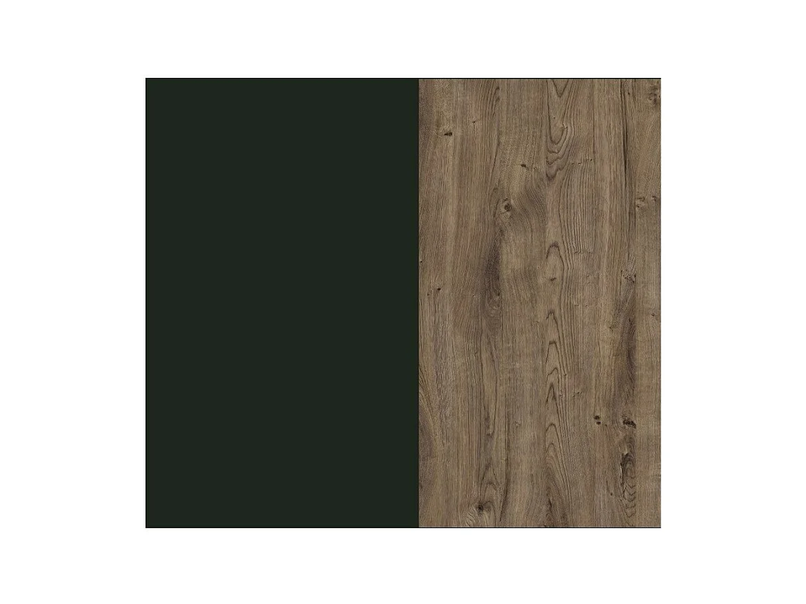 Armario 250x220 con 5 puertas. Color verde caqui y roble. Colección ASSIA.