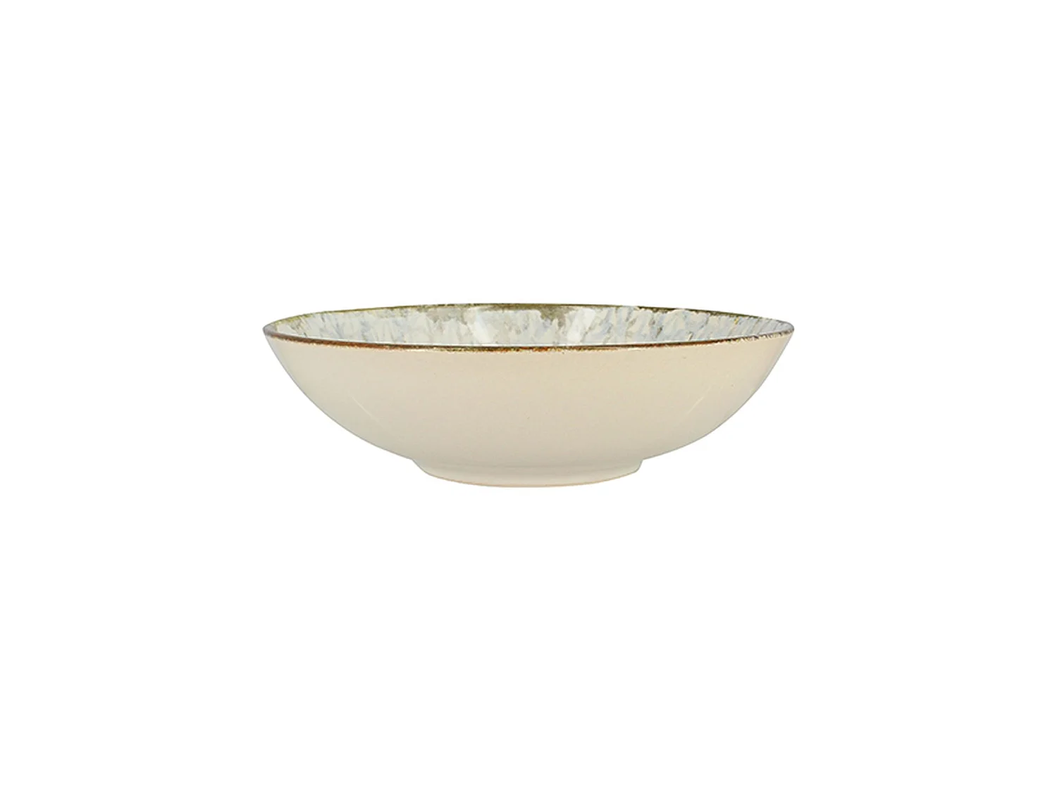 Novastyl - Lot 6 Assiettes Calottes Mineral 21cm En Faience