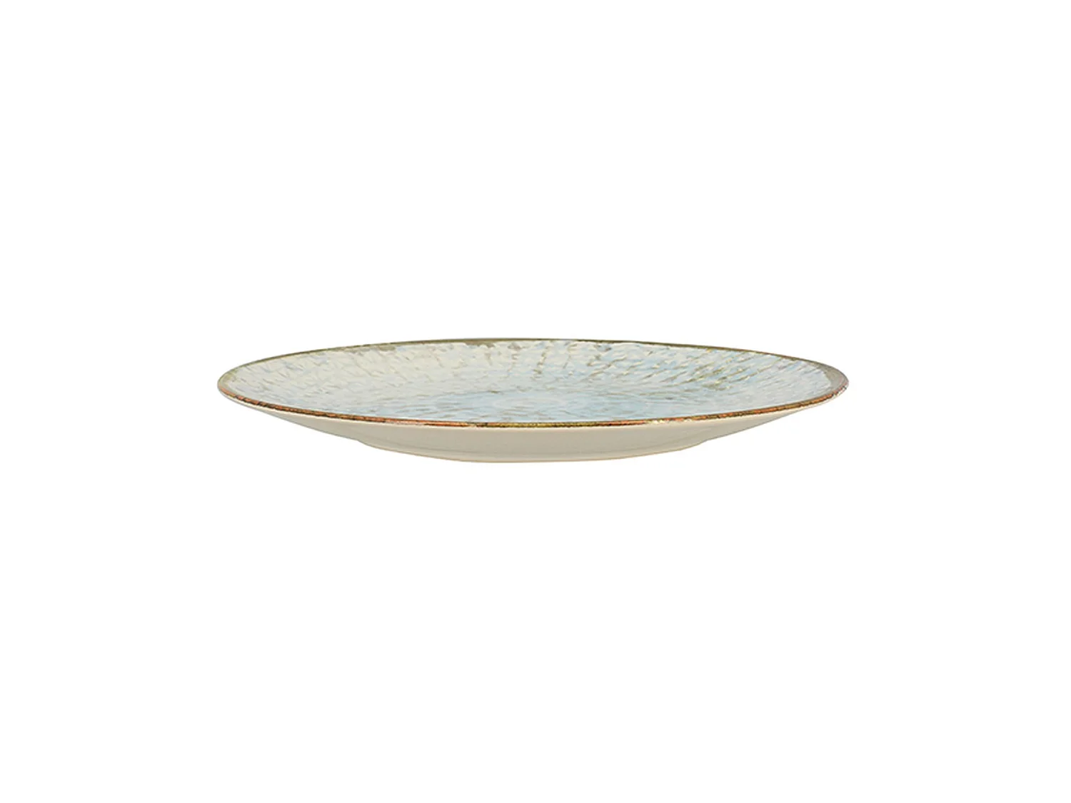 Novastyl - Lot 6 Assiettes Plates Mineral 26cm En Faience