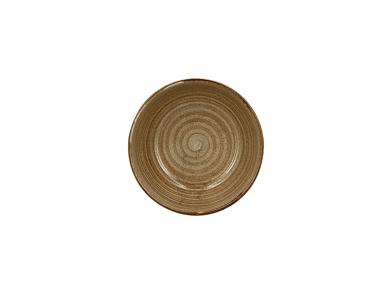 Novastyl - Lot De 6 Bols Turbolino 16.5cm En Gres Caramel