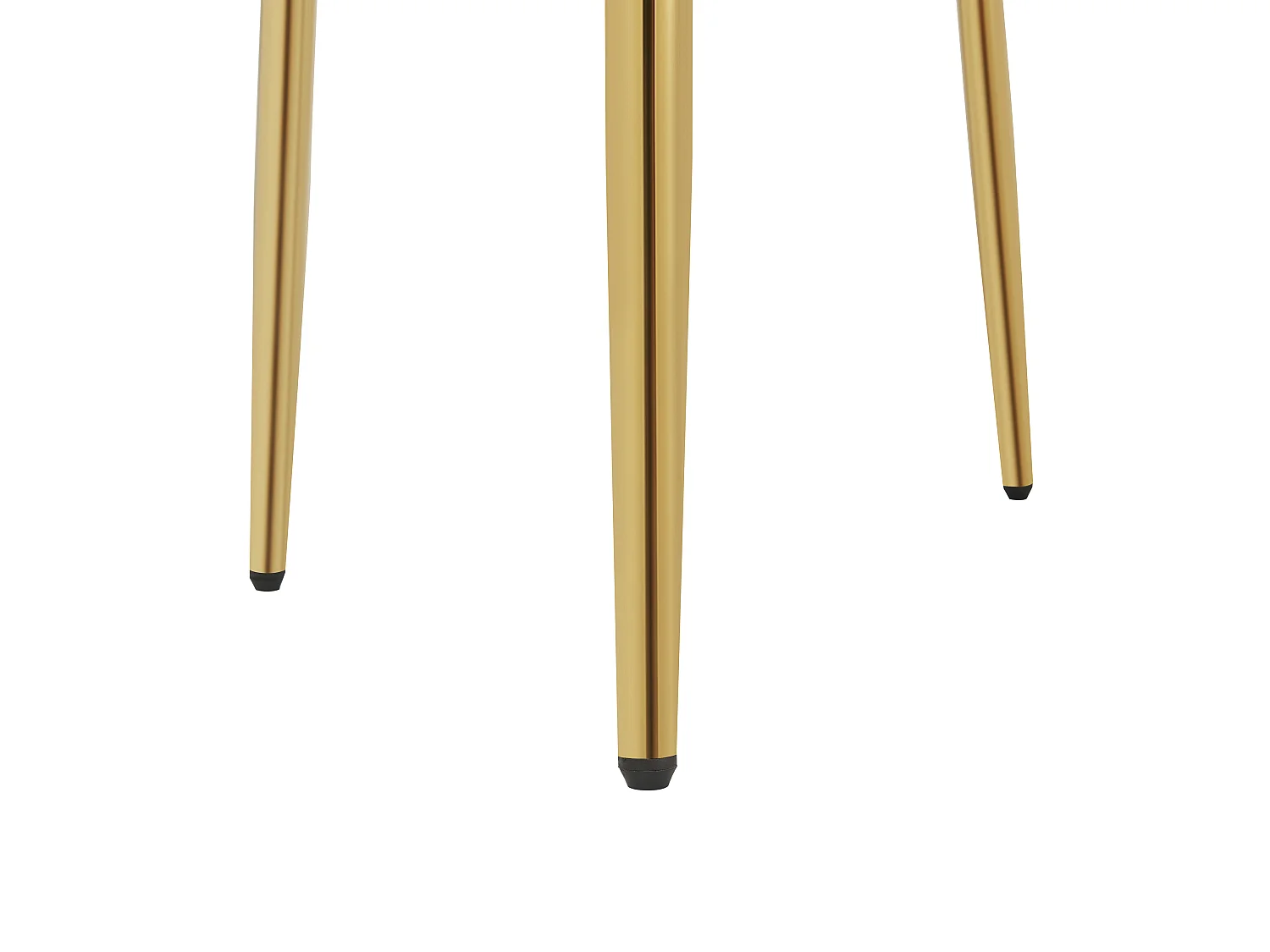 Set di 4 Sedie da Pranzo Moderne 51x50x81 cm - Sedie Imbottite con Gambe Dorate, Portata 125 kg, Stile Elegante - Verde e Oro