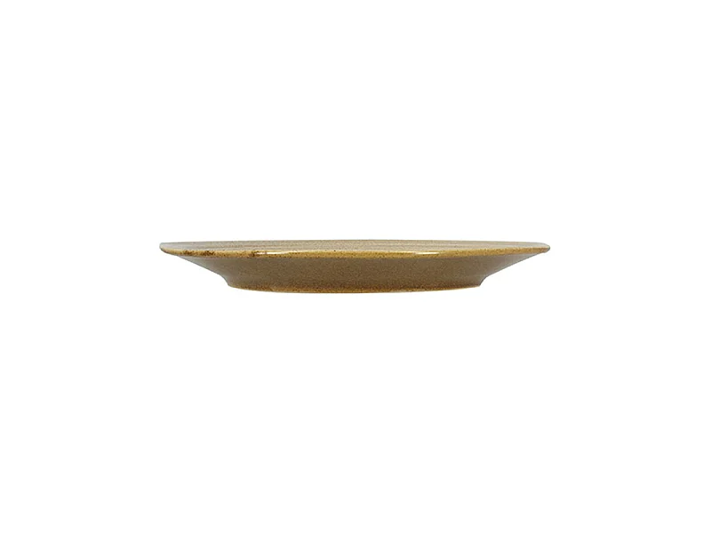 Novastyl - Lot De 6 Assiettes A Dessert Turbolino 21cm En Gres Caramel