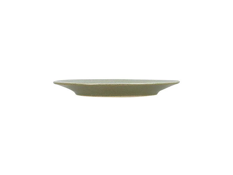 Novastyl - Lot 6 Assiettes à Dessert Turbolino 21cm En Grès Vert