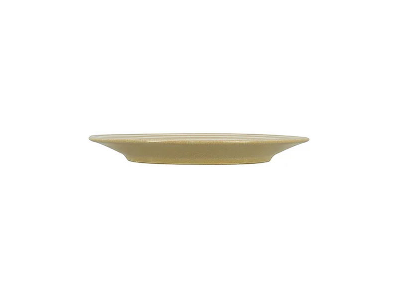 Novastyl - Lot De 6 Assiettes à Dessert Turbolino 21cm En Gres Jaune