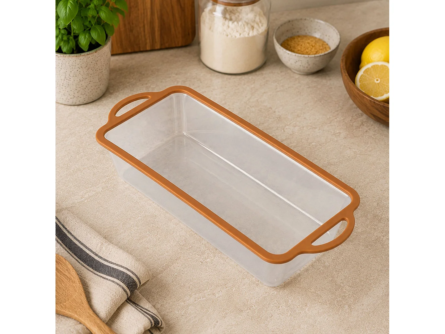 Menastyl - Moule à Gateau Mady 31.5x14cm En Silicone Et Acier Carbone