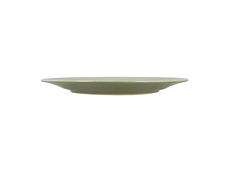 Novastyl - Lot De 6 Assiettes Plate 27cm En Grès Vert