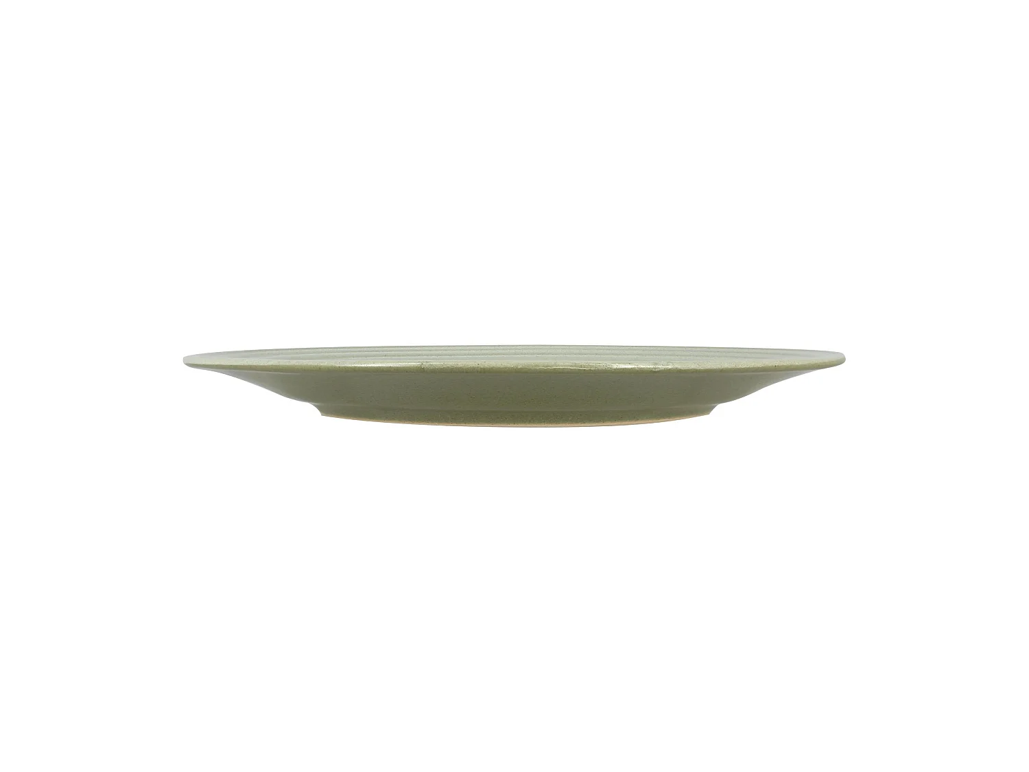 Novastyl - Lot De 6 Assiettes Plates 27cm En Grès Vert
