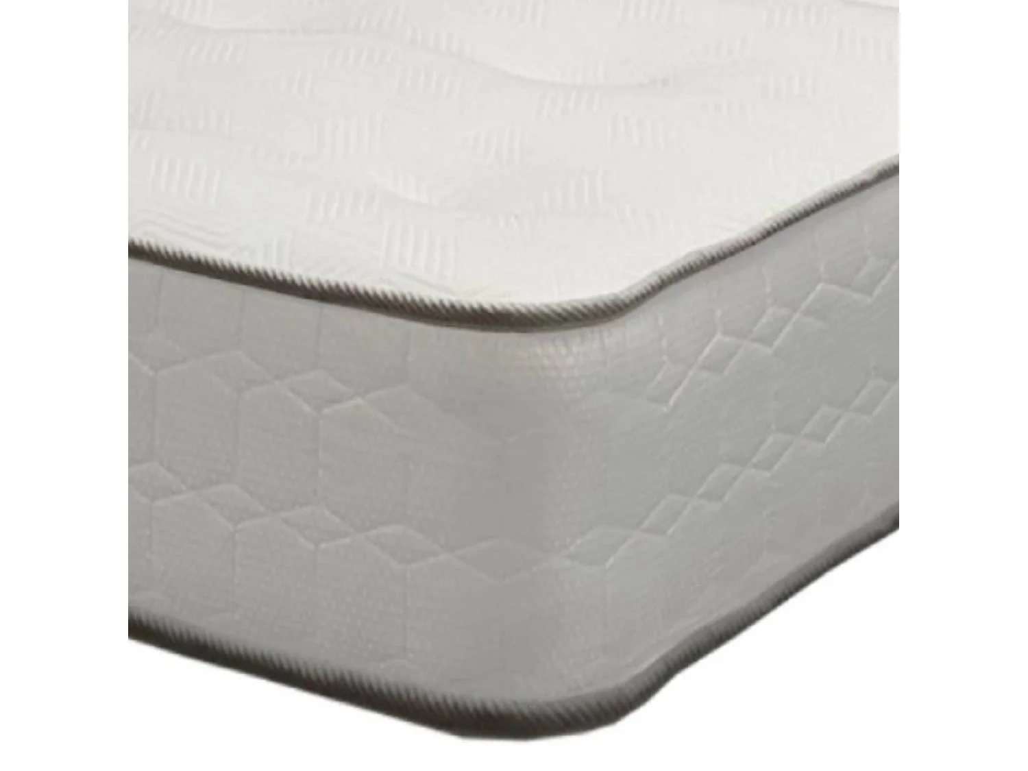 SKY Mustard Plush Bed Set With Mattress, 2 Drawers Same Side & 24"Headboard, 4FT6 - Double