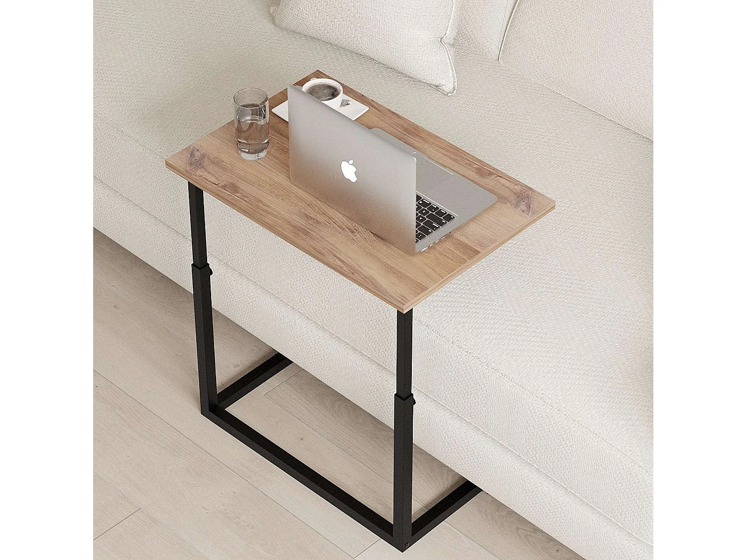 Bureau d'appoint en bois "Sparkle" - 60 x 40 x 73 cm - Marron
