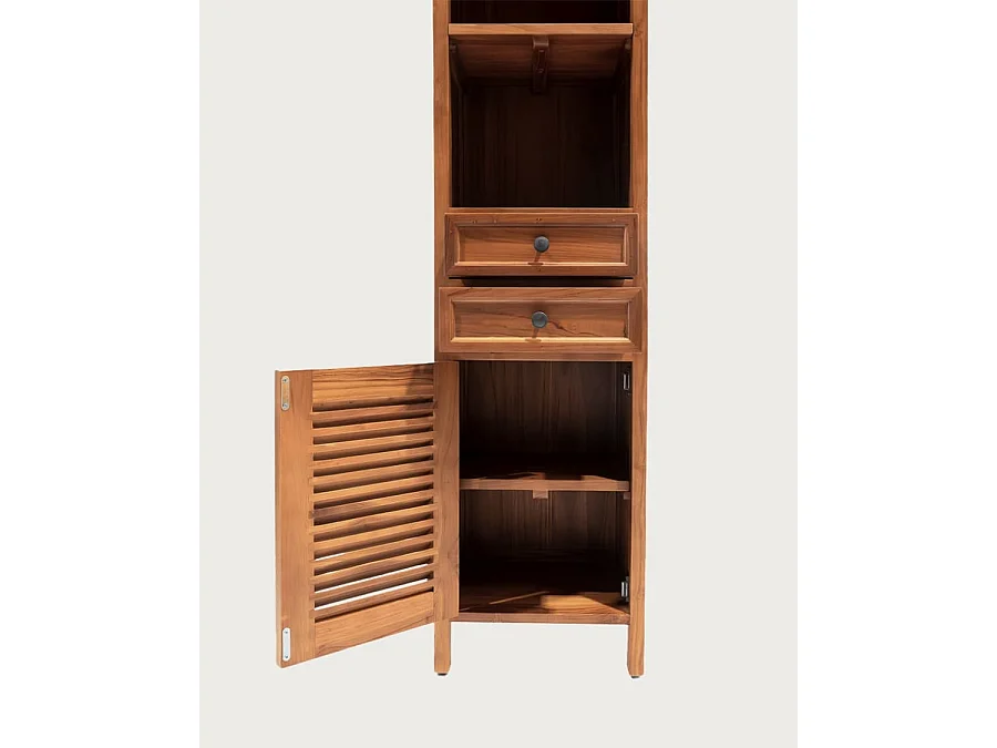 Savanna - Colonna da bagno in teak massello