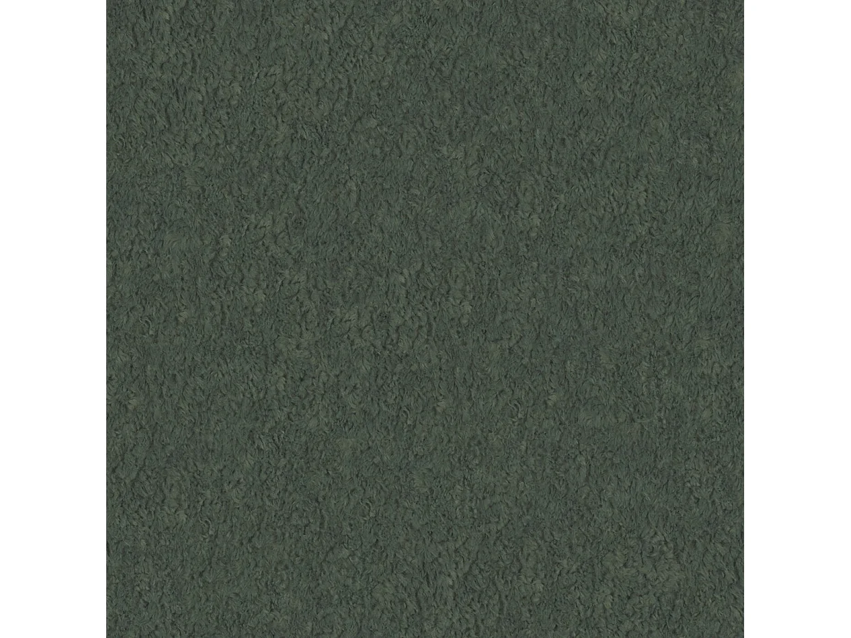 Lit moderne 200x200 cm Lunea avec tête de lit arrondie, mousse épaisse et sommier métallique, Vert