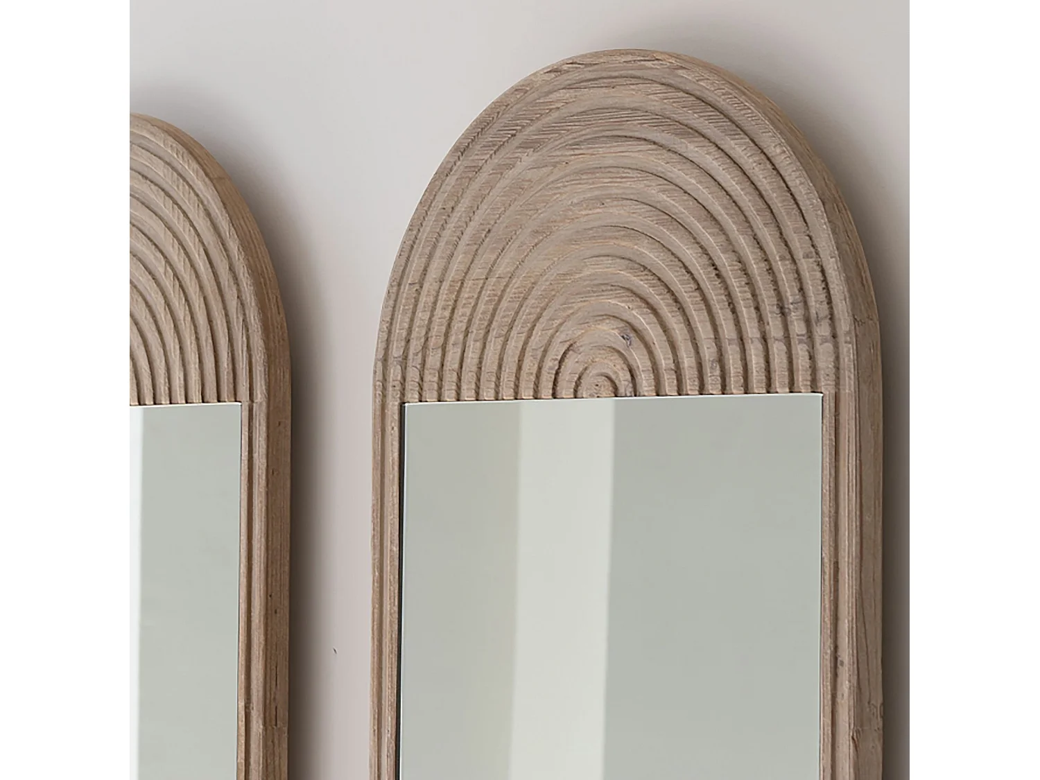 Now's Home - Miroir En Pin Recyclé 47x5xh91cm Kristen