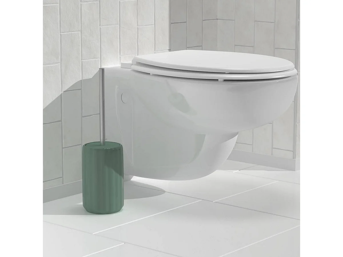 Brosse WC en Grès "Suny Colorama" 40cm Vert Ficus