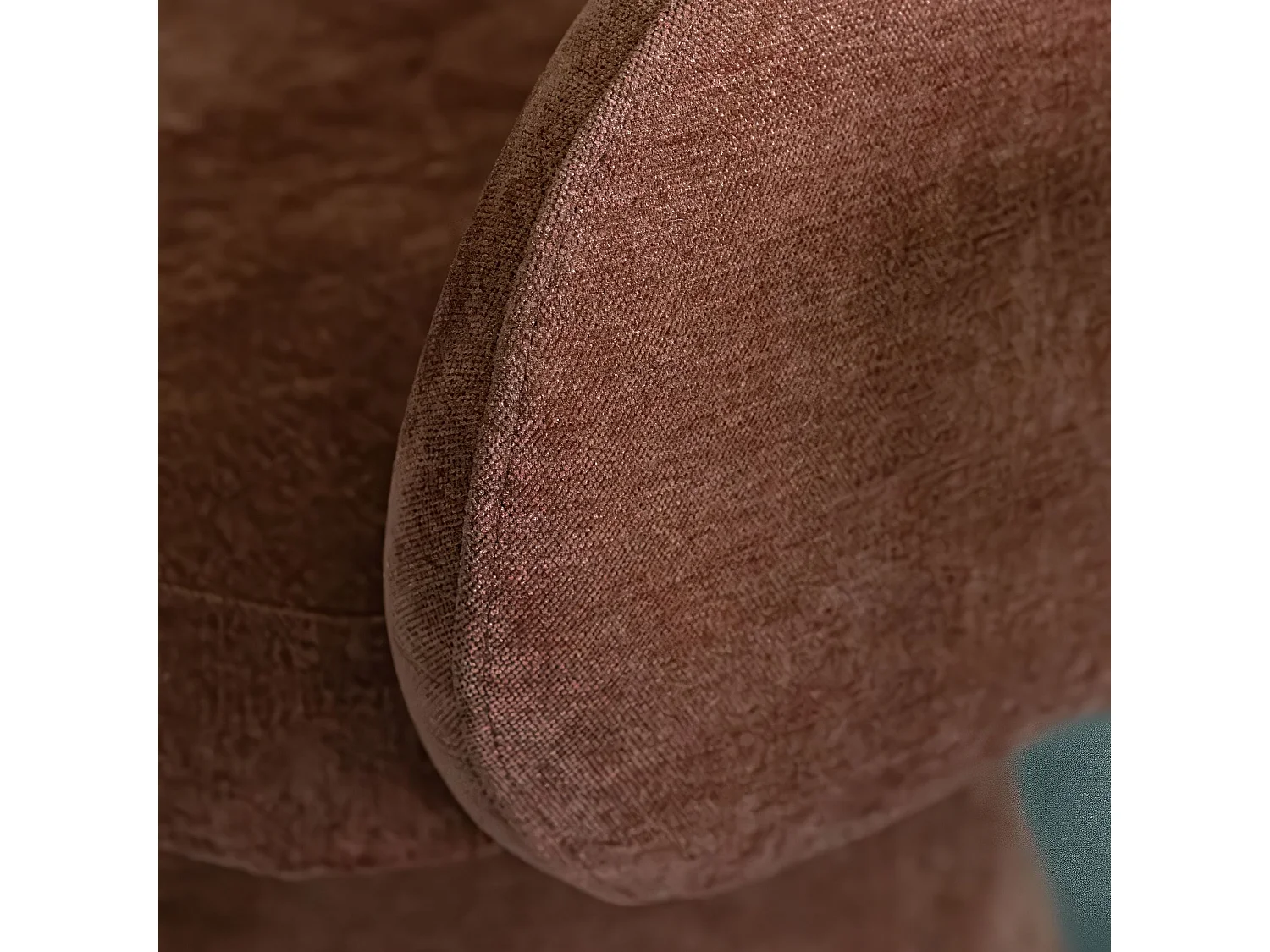 Now's Home - Faut/table Pivotant En Tissus Effet Chenille Cherry58x60x77.5cm Alba