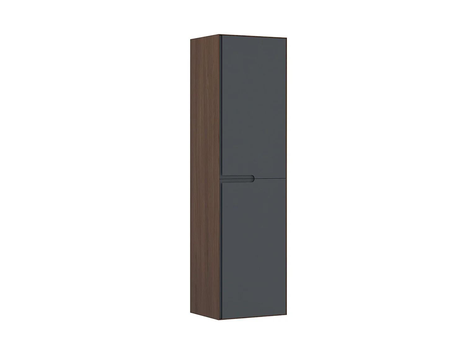 Badezimmerschrank "Craft 40" – cm – Walnuss / Anthrazit