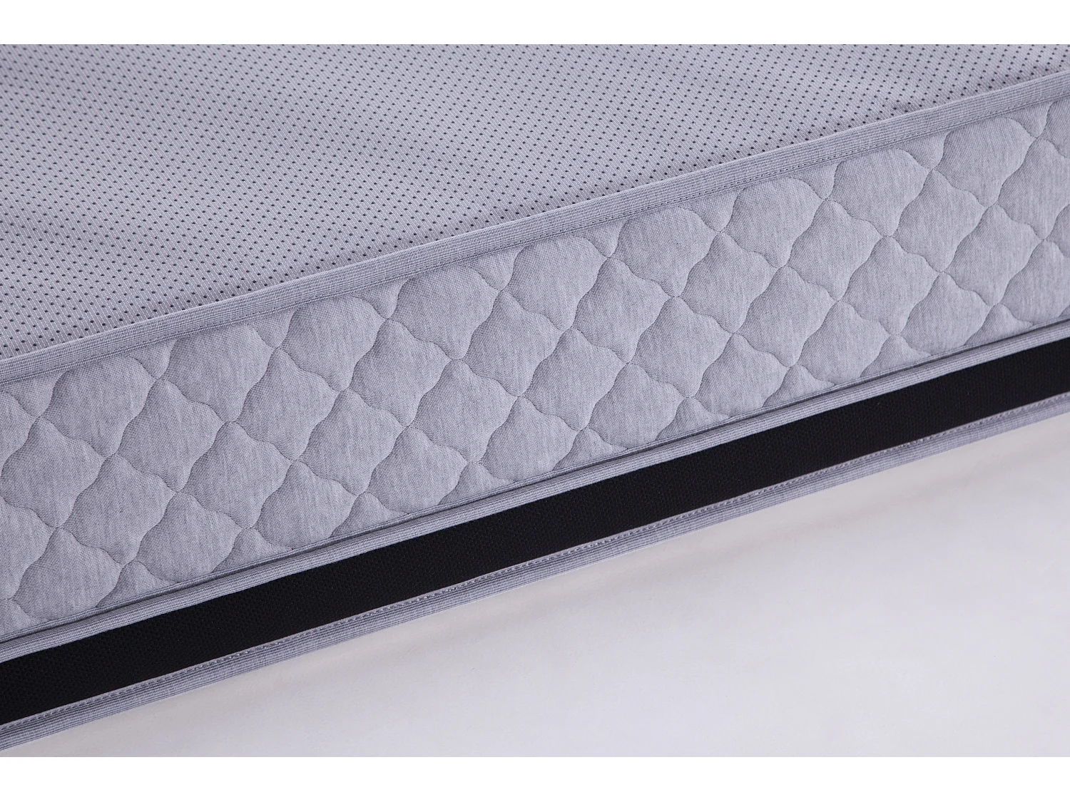 Taschenfederkernmatratze H3 140 x 200 cm 25 cm mit 7 ergonomischen Zonen und Lendenwirbelstütze – Taschenfederkern – Weiß