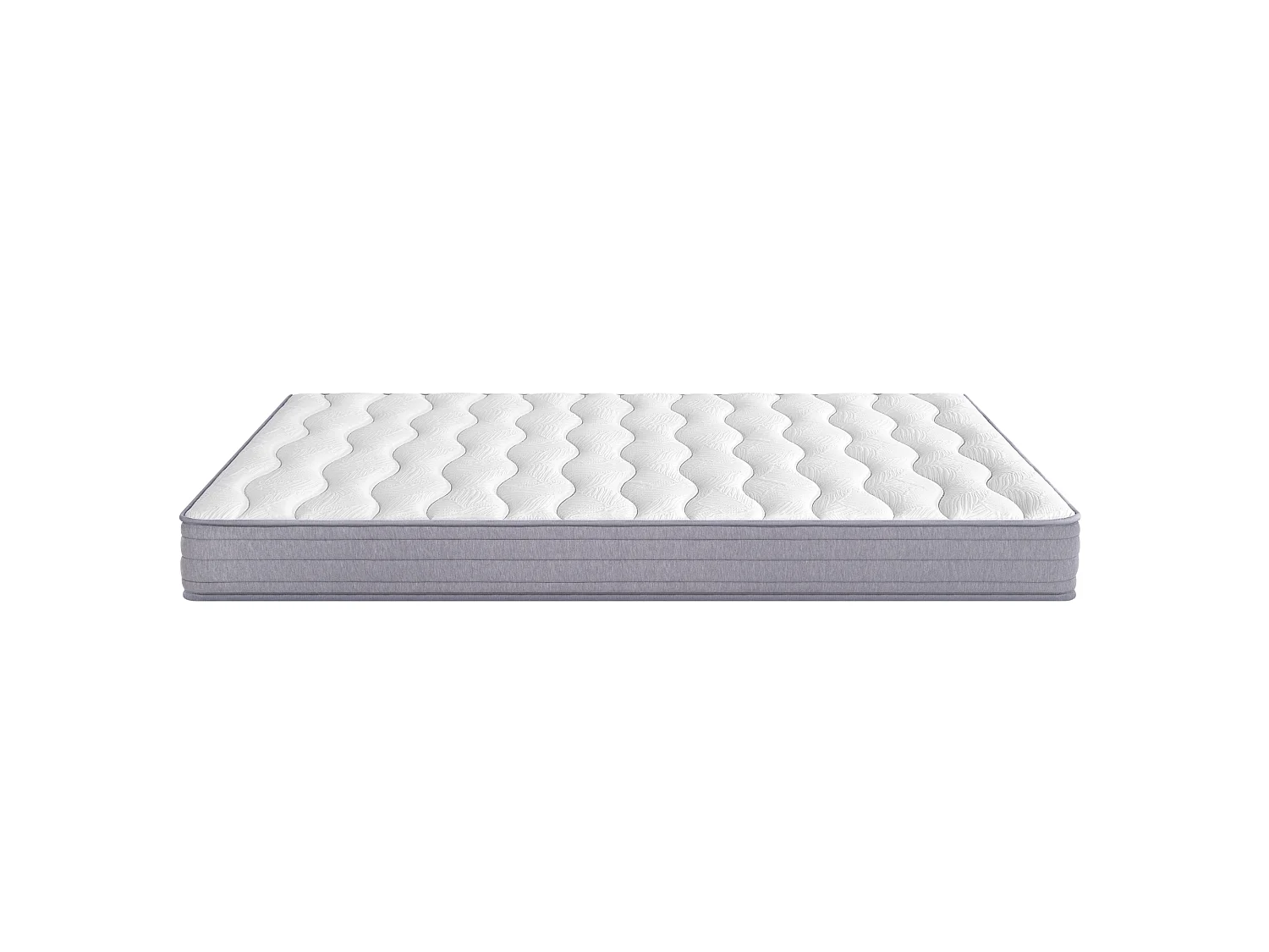 Pocketveringmatras H3 90 x 200 cm met ergonomische zones en lendensteun - Pocketveren - 20 cm - Wit