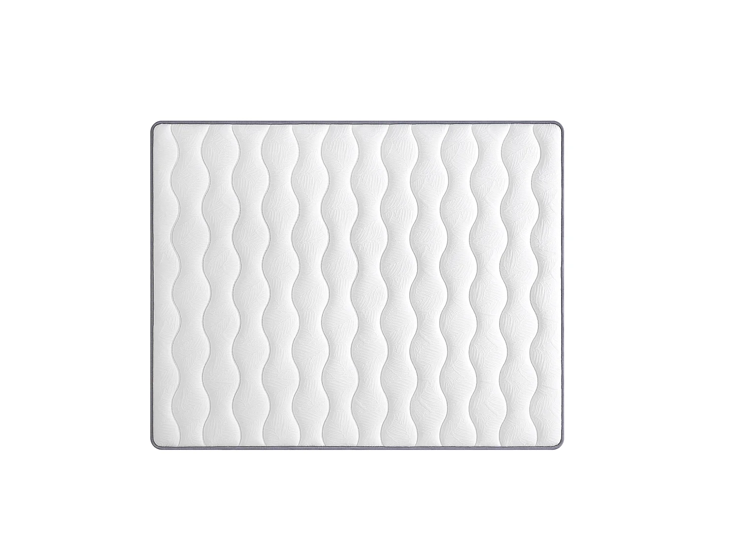 Taschenfederkernmatratze H3 160 x 200 cm mit ergonomischen Zonen und Lendenwirbelstütze – Taschenfedern – 20 cm – Weiß
