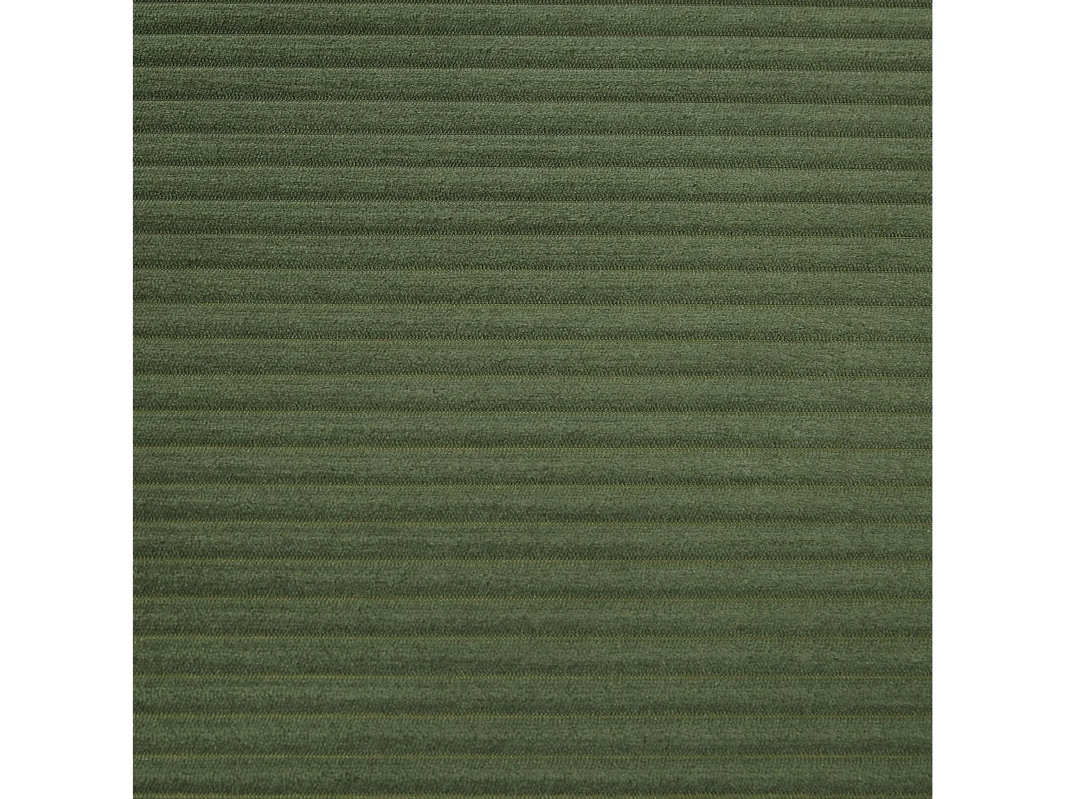 Canapé modulable 3 places velours côtelé vert, 259x96cm