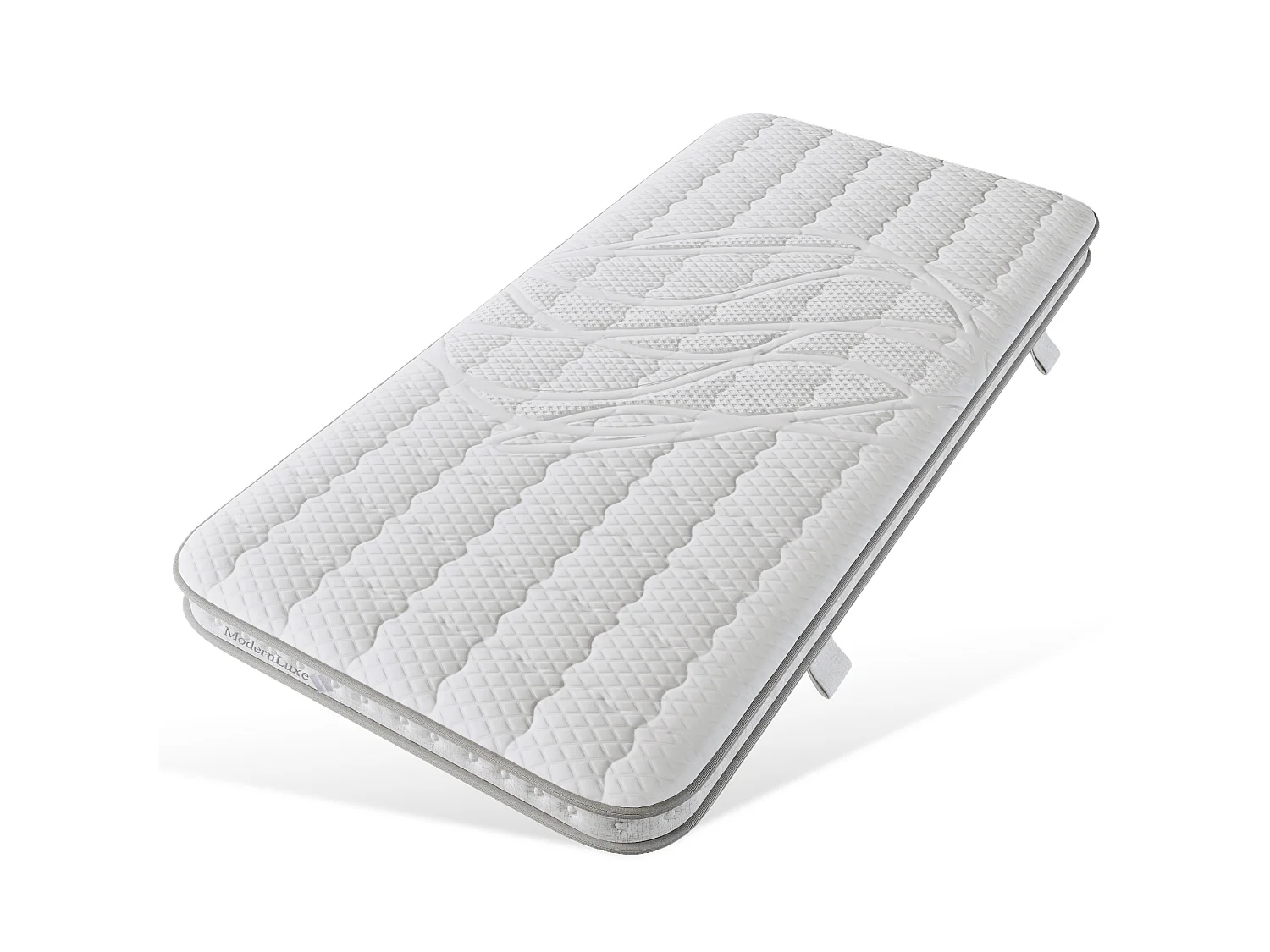 90 x 200 cm pocketmadras med 7 H3-zoner, ergonomisk koldskum, anti-mide, åndbar, OEKO-TEX