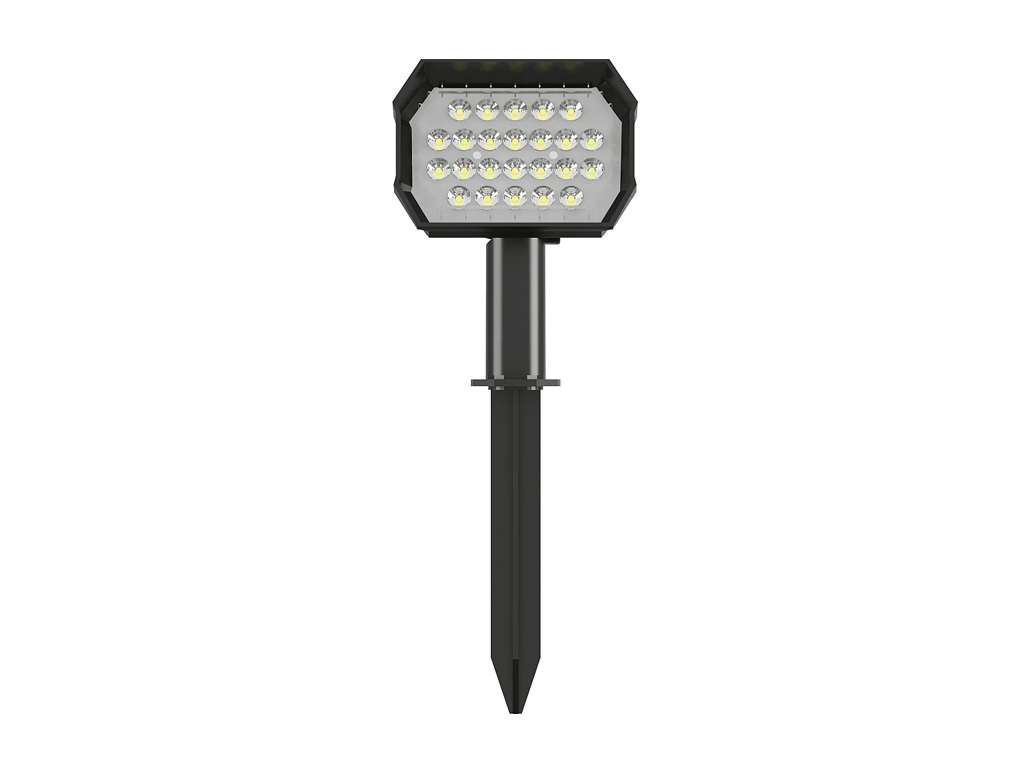 Lot de 2 balises solaires - 80 lumens - ODENSE