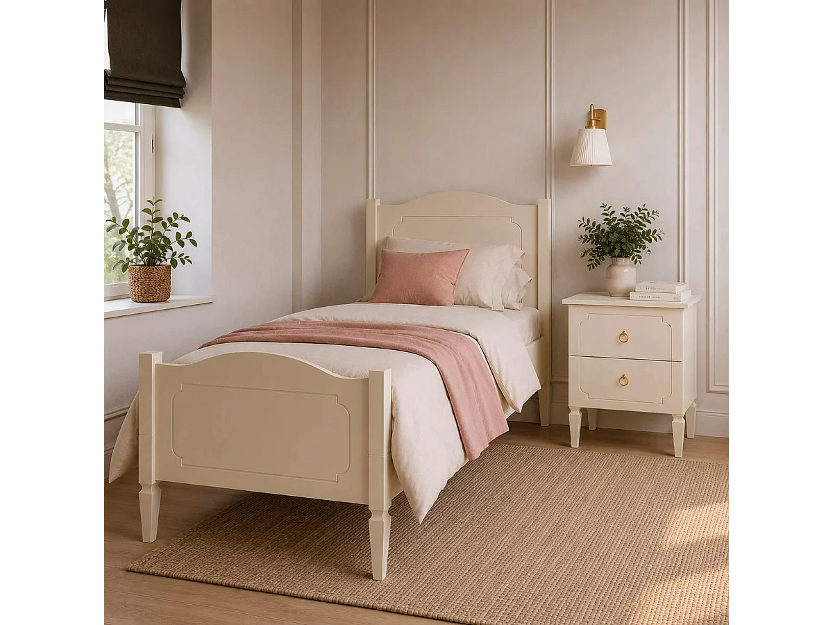 Chevet 2 tiroirs Bellamy Royal Beige