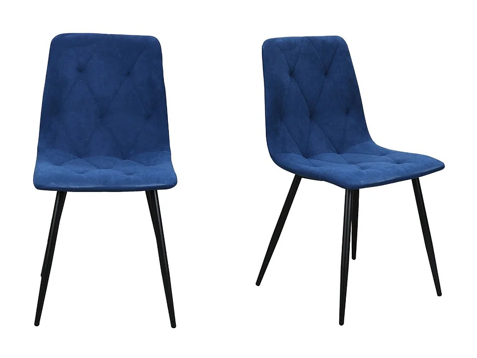 Modern Dining Table Set For 4 Dining Table With 4 Blue Velvet Chairs For Dining Room Furniture