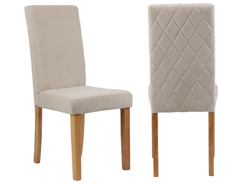 Modern Dining Table Set For 4 Dining Table With 4 Cream Velvet Chairs For Dining Room Furniture