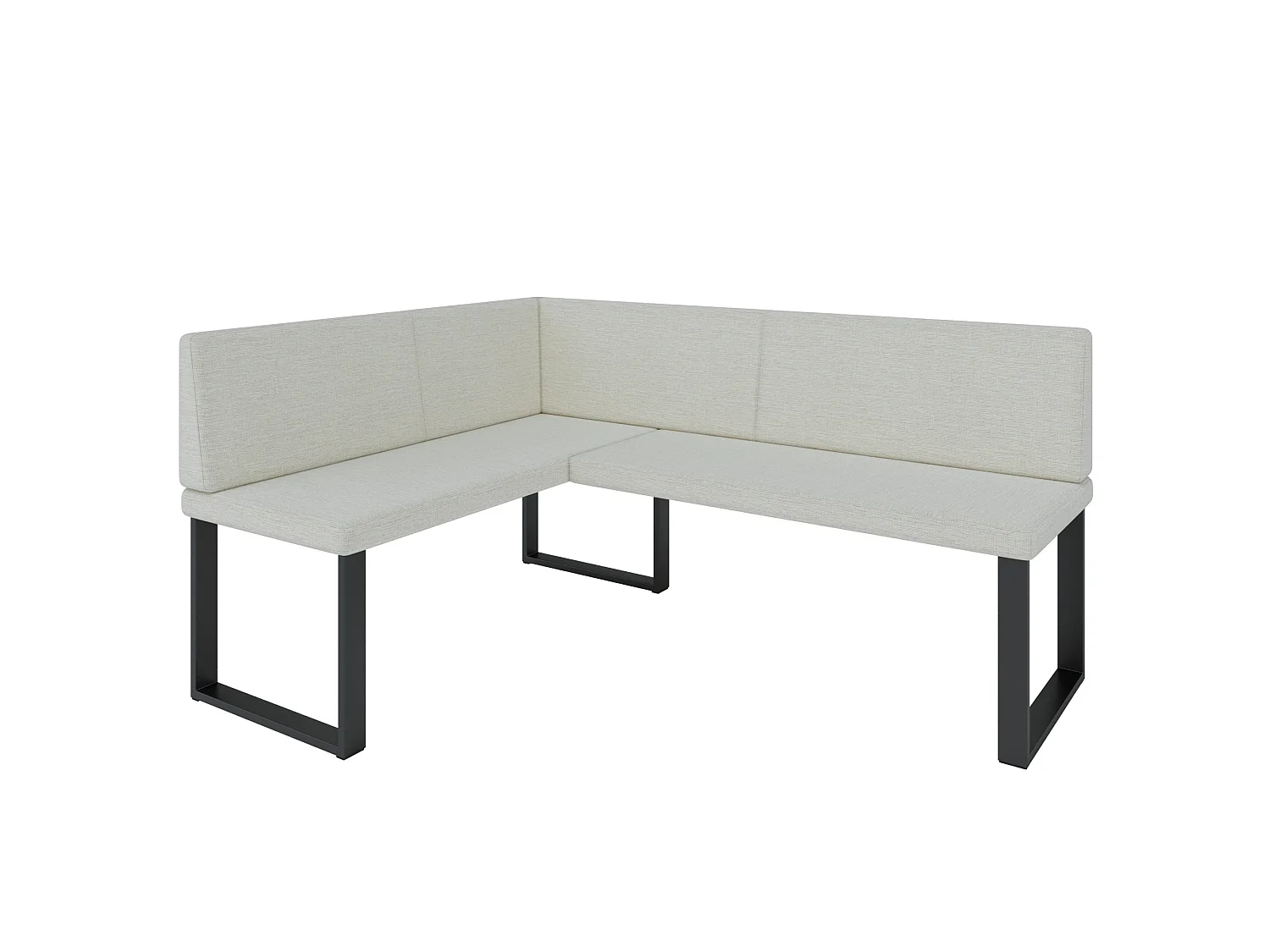 Banquette d’angle AKIKO Olga avec table - 128x168 Gauche-Inari22-Tissu|Ensemble banquette d’angle|Cuisine|moderne|Coin salon|Coin repas