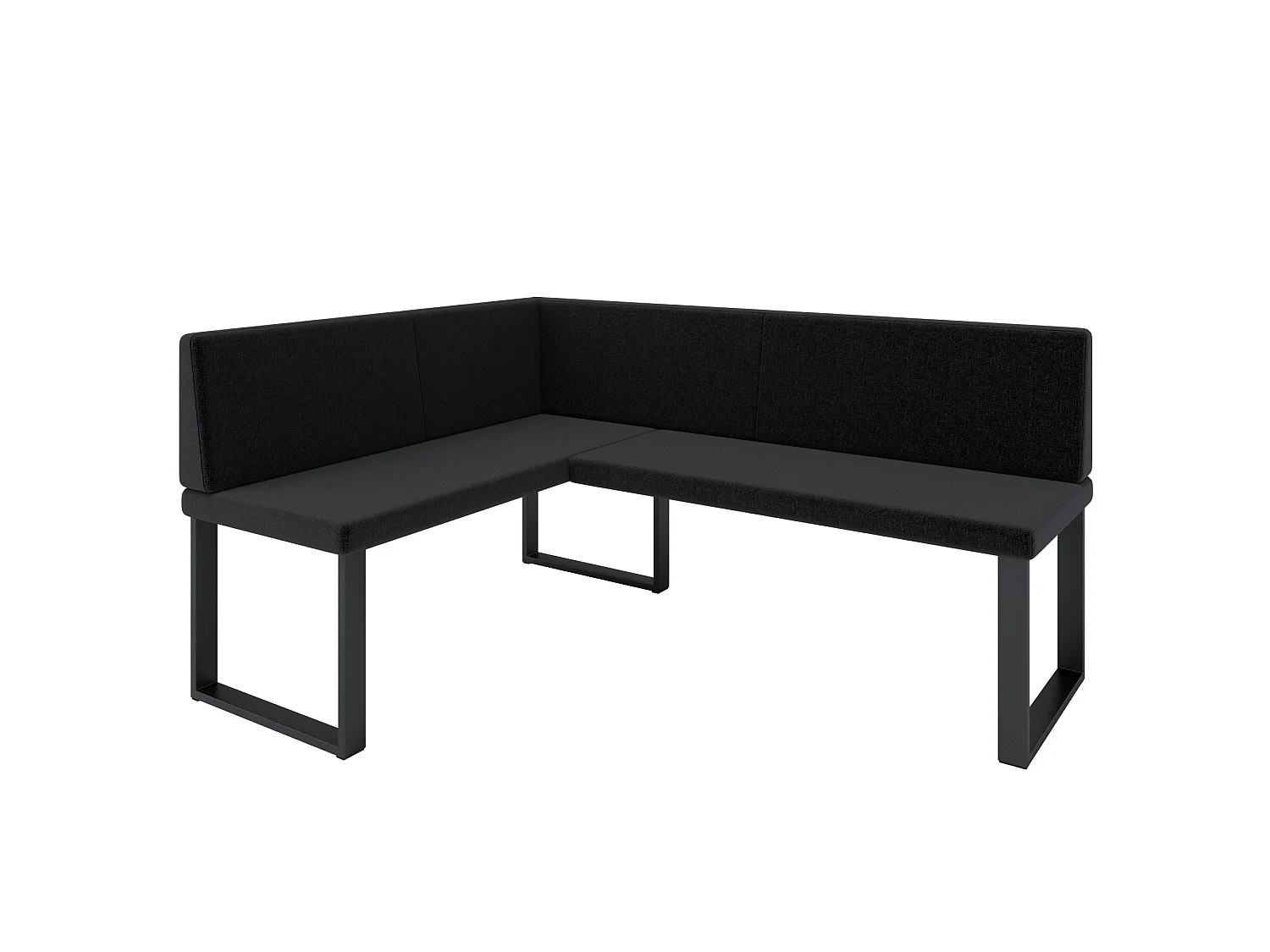 Banquette d’angle AKIKO Olga avec table - 128x168 Gauche-Inari100-Tissu|Ensemble banquette d’angle|Cuisine|moderne|Coin salon|Coin repas