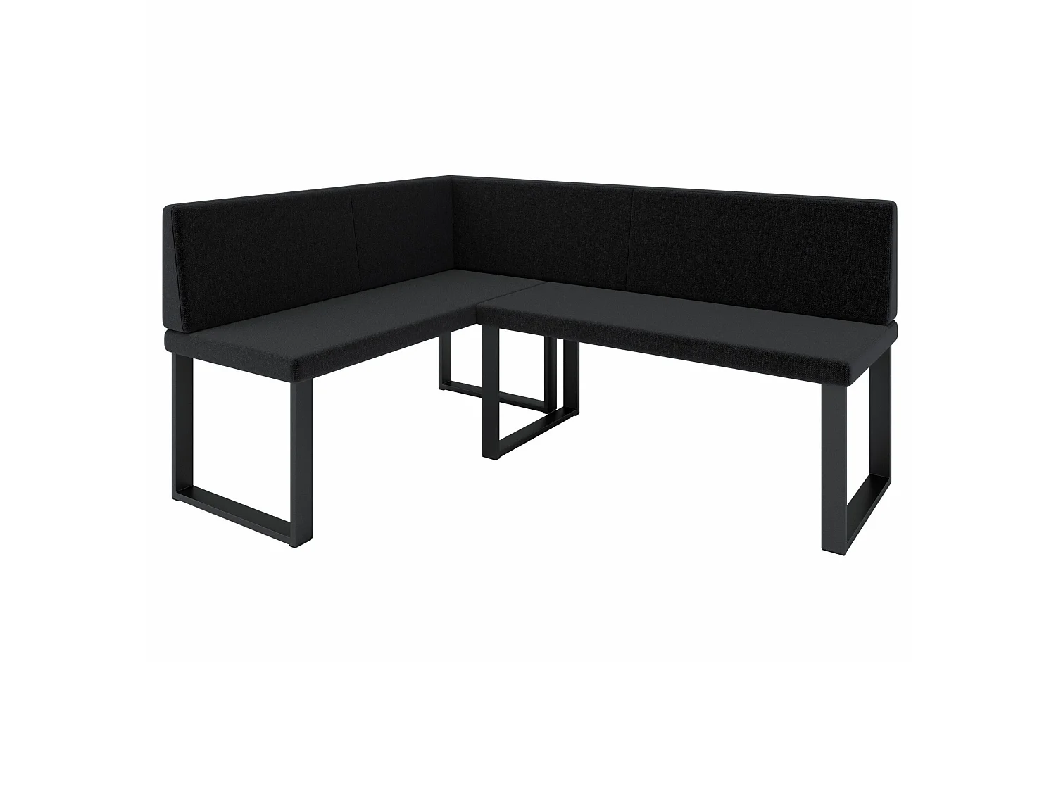 Banquette d’angle AKIKO Olga avec table - 142x196 Gauche-Inari100-Tissu|Ensemble banquette d’angle|Cuisine|moderne|Coin salon|Coin repas