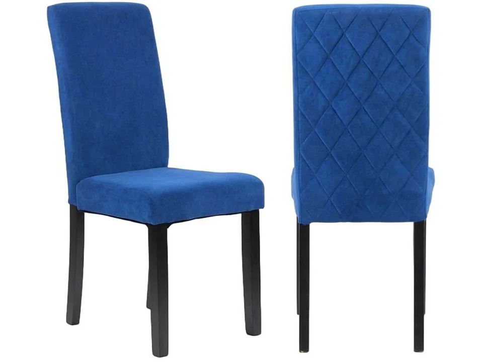 Modern Dining Table Set For 4 Dining Table With 4 Blue Velvet Chairs For Dining Room Furniture