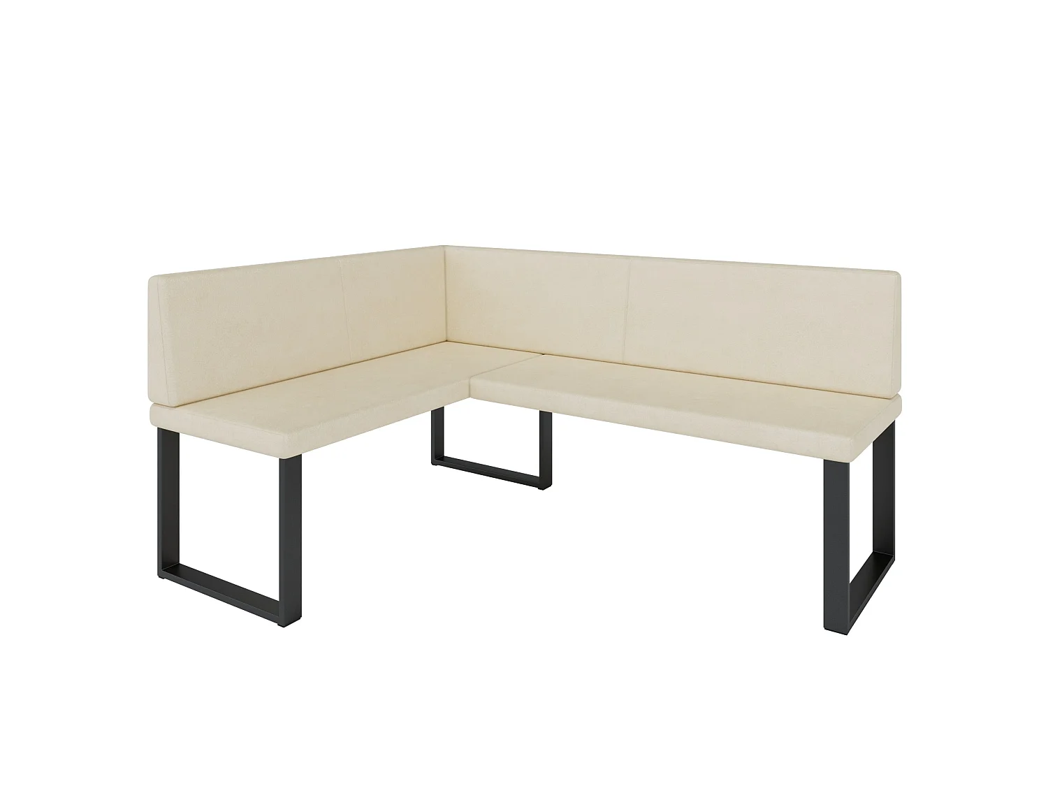 Banquette d’angle AKIKO Olga avec table - 168x128 Droite-SOFT33-Similicuir|Ensemble banquette d’angle|Cuisine|moderne|Coin salon|Coin repas