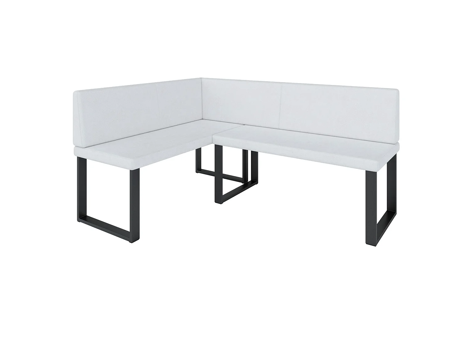 Banquette d’angle AKIKO Olga avec table - 142x196 Gauche-SOFT17-Similicuir|Ensemble banquette d’angle|Cuisine|moderne|Coin salon|Coin repas