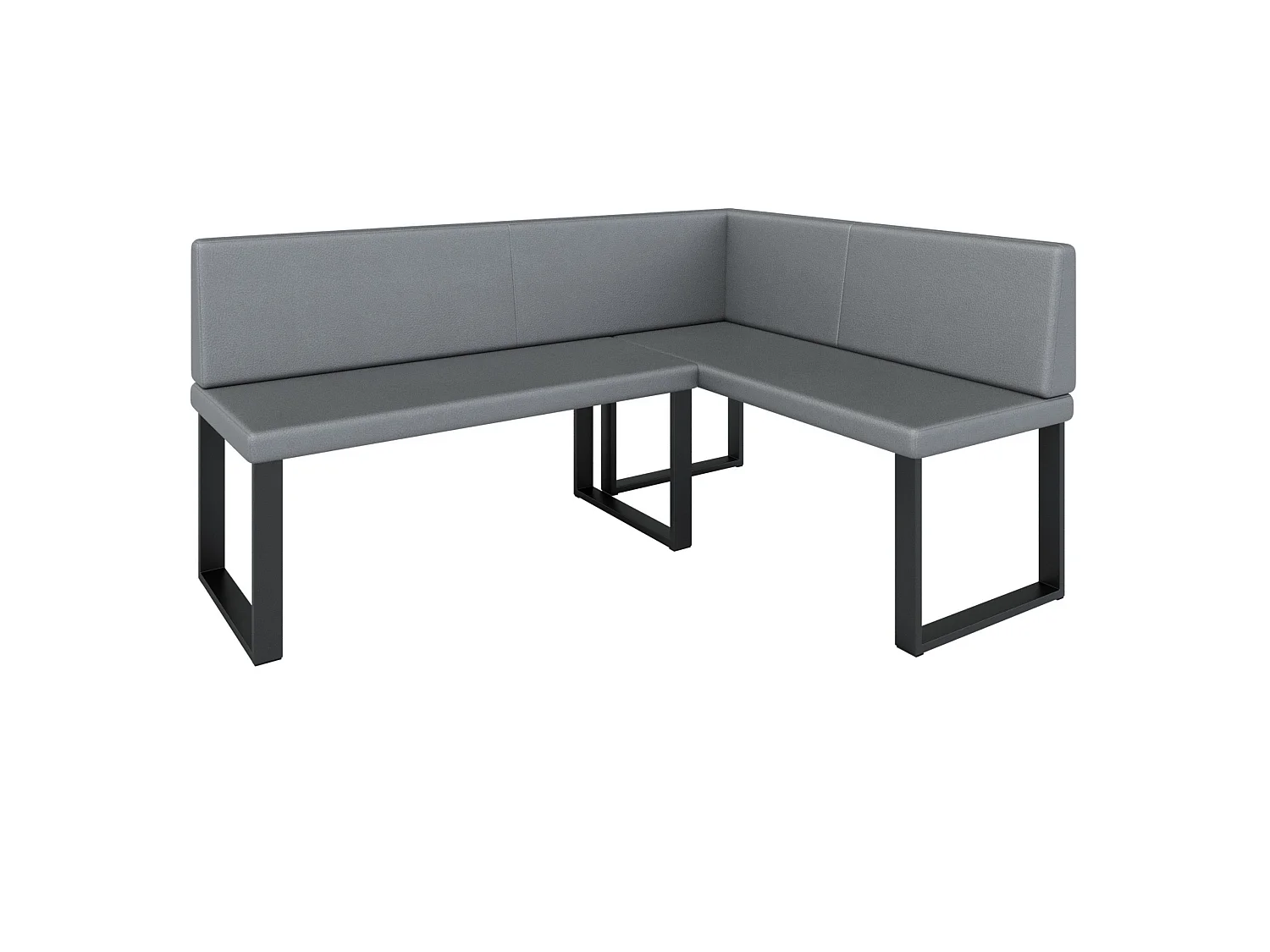 Banquette d’angle AKIKO Olga avec table - 196x142 Droite-SOFT29-Similicuir|Ensemble banquette d’angle|Cuisine|moderne|Coin salon|Coin repas