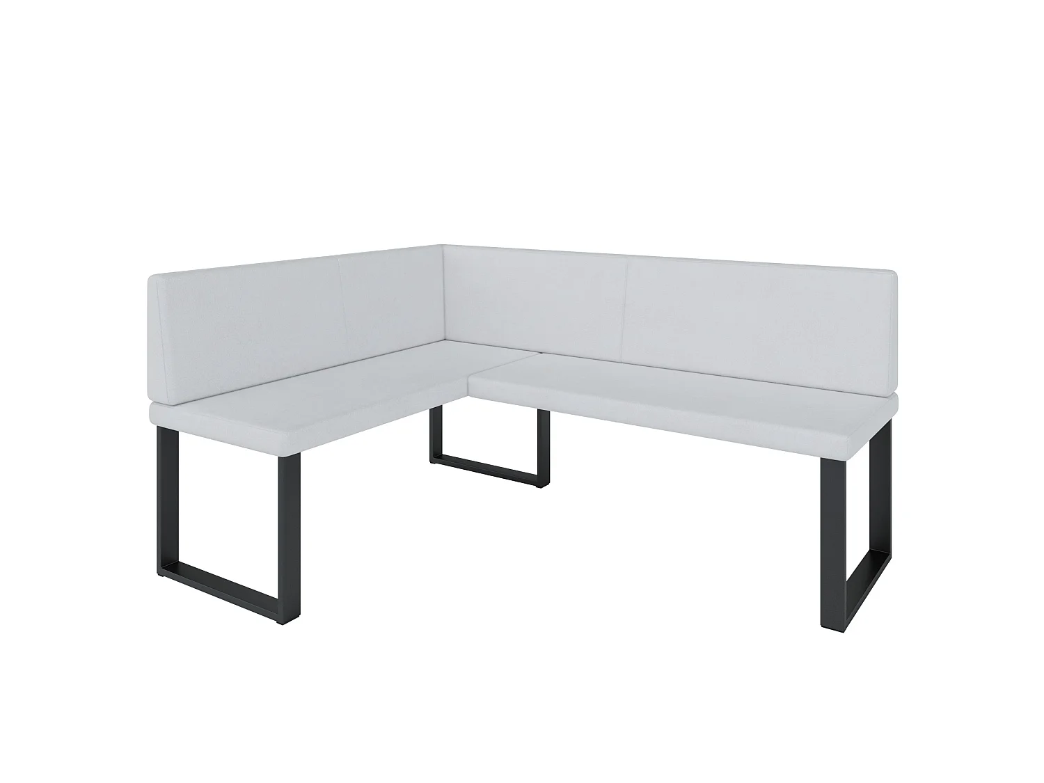 Banquette d’angle AKIKO Olga avec table - 128x168 Gauche-SOFT17-Similicuir|Ensemble banquette d’angle|Cuisine|moderne|Coin salon|Coin repas