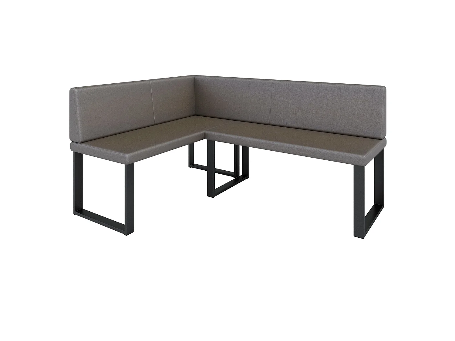 Banquette d’angle AKIKO Olga avec table - 142x196 Gauche-SOFT30-Similicuir|Ensemble banquette d’angle|Cuisine|moderne|Coin salon|Coin repas