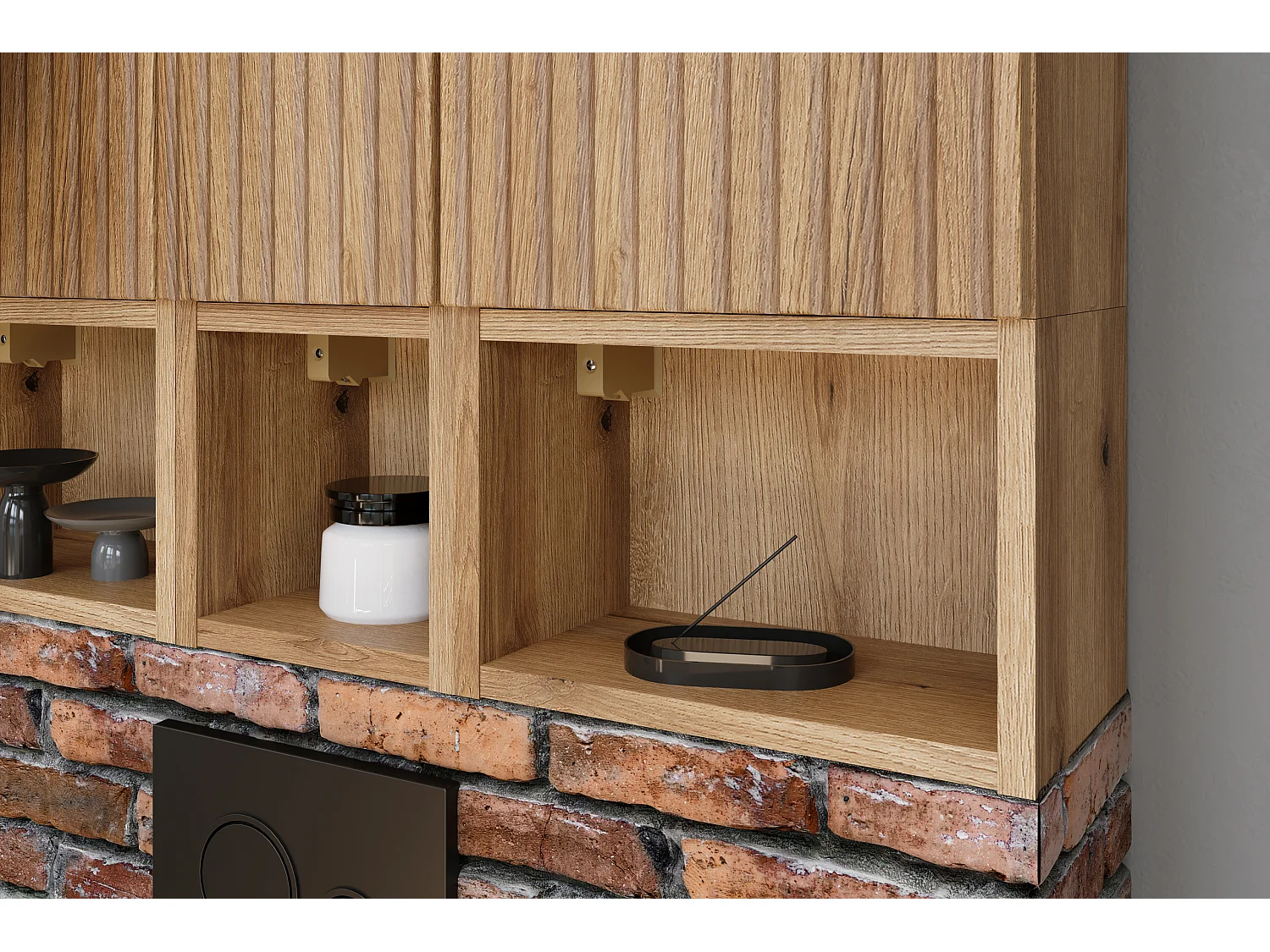 Étagère de salle de bain Nova Coast Evoke 40 cm Chêne Coast Evoke