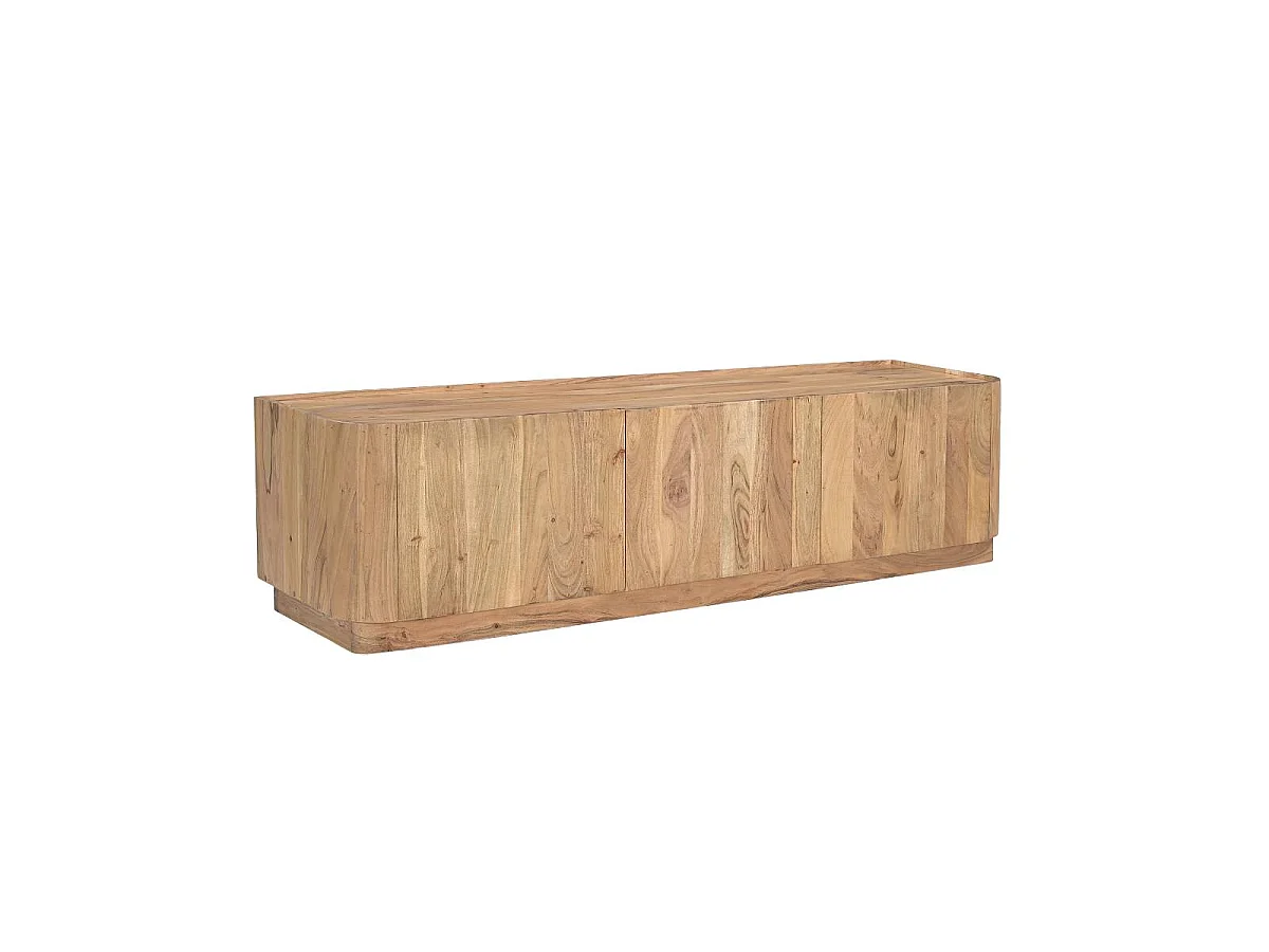 Meuble TV en bois d'acacia Idrissa
