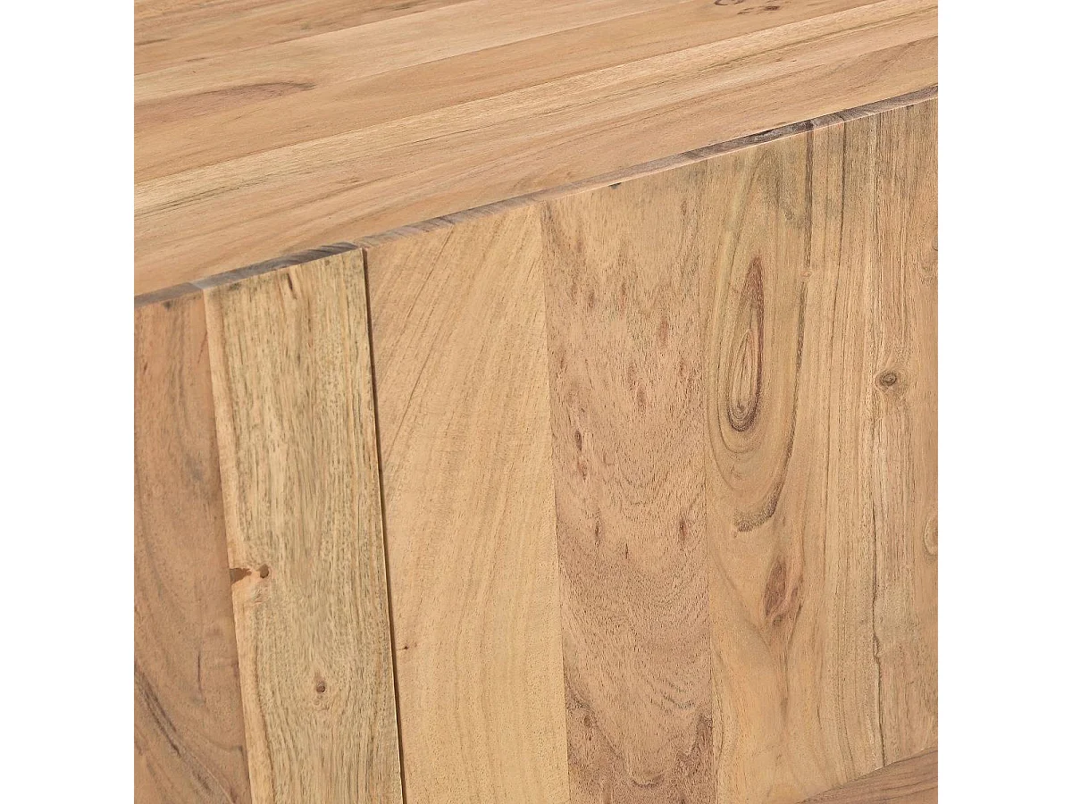 Meuble TV en bois d'acacia Idrissa
